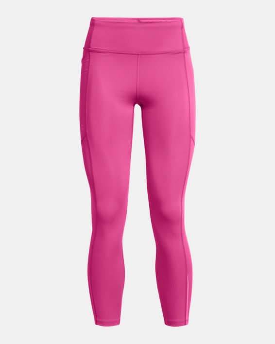 Women's UA Launch Ankle Tights, Pink, pdpMainDesktop image number 4